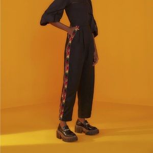 Farm Rio Black Carrot Pant XL